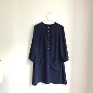 H&M Long Sleeve Shift Dress